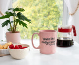 Mean Girls You're Like Really Pretty Regina George Quote Blush Pink Licensed Ceramic Coffee Mug