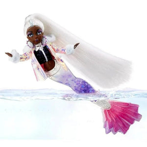 Mermaze Mermaidz Winter Waves Octabella Glitter Filled Tail Color Change Mermaid Doll w/Accessories
