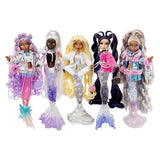 Mermaze Mermaidz Winter Waves Octabella Glitter Filled Tail Color Change Mermaid Doll w/Accessories