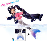 Mermaze Mermaidz Winter Waves Nera Glitter Filled Tail Color Change Mermaid Doll w/Accessories