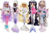 Mermaze Mermaidz Winter Waves Nera Glitter Filled Tail Color Change Mermaid Doll w/Accessories