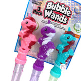 Misco Toys ZMillion Bubbles Seifenblasenstäbe-Set mit Einhörnern, Rosa, Lila und Blau, 3er-Pack