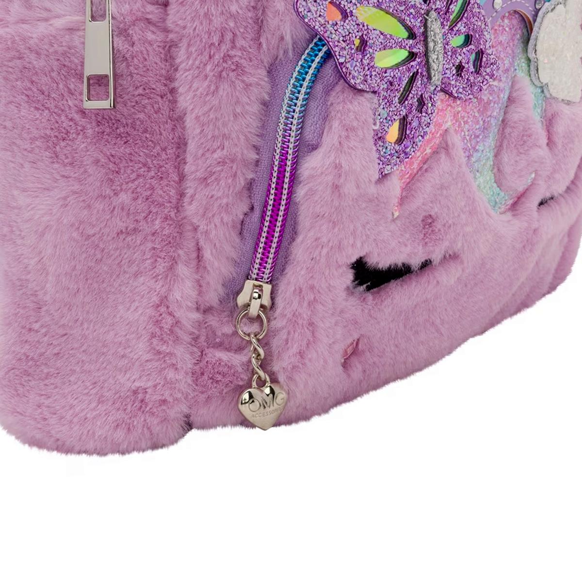 Miss Gwen's OMG Accessories Orchid Purple Unicorn Faux Fur Mini