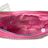 Miss Gwen's OMG Girls' Pink & Black Rhinestone Bling Handbag Crossbody Purses