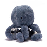 Nandog Pet Gear Blue Octopus Squeaky Plush Dog Toy