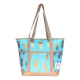 Natural Elements Contemporary Living Metallic Gold Graphic XL Insulated Cooler Tote Bags - Assorted Graphics