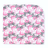 Necessities By Tendertyme Tropical Pink Flamingos 4-Pc Receiving Blanket Set