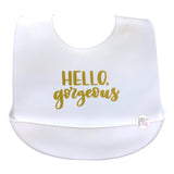 Nicole Miller New York 2-teiliges Silikon-Lätzchen-Set – Hello Gorgeous &amp; Girls Just Wanna Have Fun