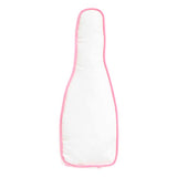 Novogratz 3D Pink Rosé Wine Bottle Decorative Indoor Outdoor Pillow Throw Cushion