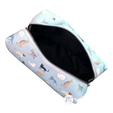 OCS Designs Quirky Cats Variety Cats Blue Beauty Bag Zip Case