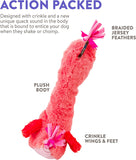 Outward Hound Pink Flamingo Absurd Burds Noisemaking Squeaky Plush Dog Toy