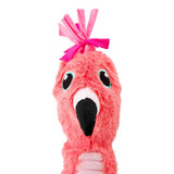 Outward Hound Pink Flamingo Absurd Burds Noisemaking Squeaky Plush Dog Toy