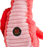 Outward Hound Pink Flamingo Absurd Burds Noisemaking Squeaky Plush Dog Toy