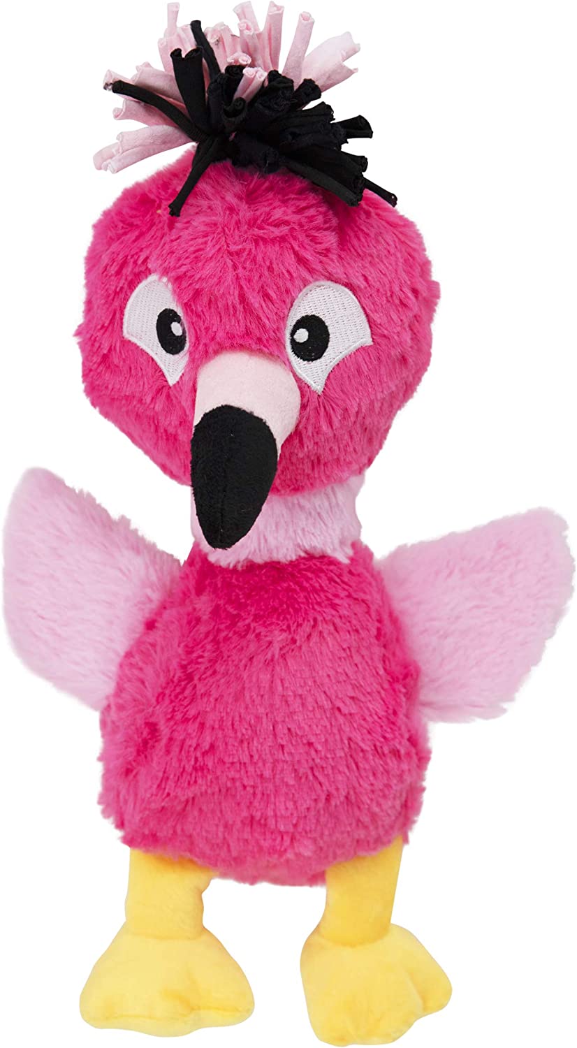 Outward Hound Braidy Budz Pink Flamingo Dog Toy