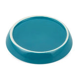 Park Life Designs Oscar Classic Round Cat Dishes - Pink, Black, White, Teal Blue