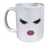 Perfect Solutions Shop Luscious Lashes & Lips Matching Mouse Pad & Mug Set