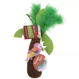 Petlinks Kalypso Kicker Palm Tree & Parrot Jumbo Happy Nip Catnip Kicker Crinkle Plush Cat Toy