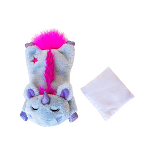 Petstages Unicorn Cuddle Pal Plush Soothing Warmth Microwaveable Pouch Cat Toy