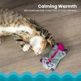 Petstages Unicorn Cuddle Pal Plush Soothing Warmth Microwaveable Pouch Cat Toy