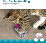 Petstages Unicorn Cuddle Pal Plush Soothing Warmth Microwaveable Pouch Cat Toy