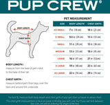 Pup Crew „Cute But Psycho“ – Rosa Hundepullover, Haustier-Outfit