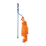 Quirky Kitty Cute Koi Fish Feathered Catnip Silvervine Cat Teaser Wand