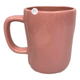Rae Dunn Artisan Collection by Magenta I Woke Up Like This Pink Ceramic Coffee Mug