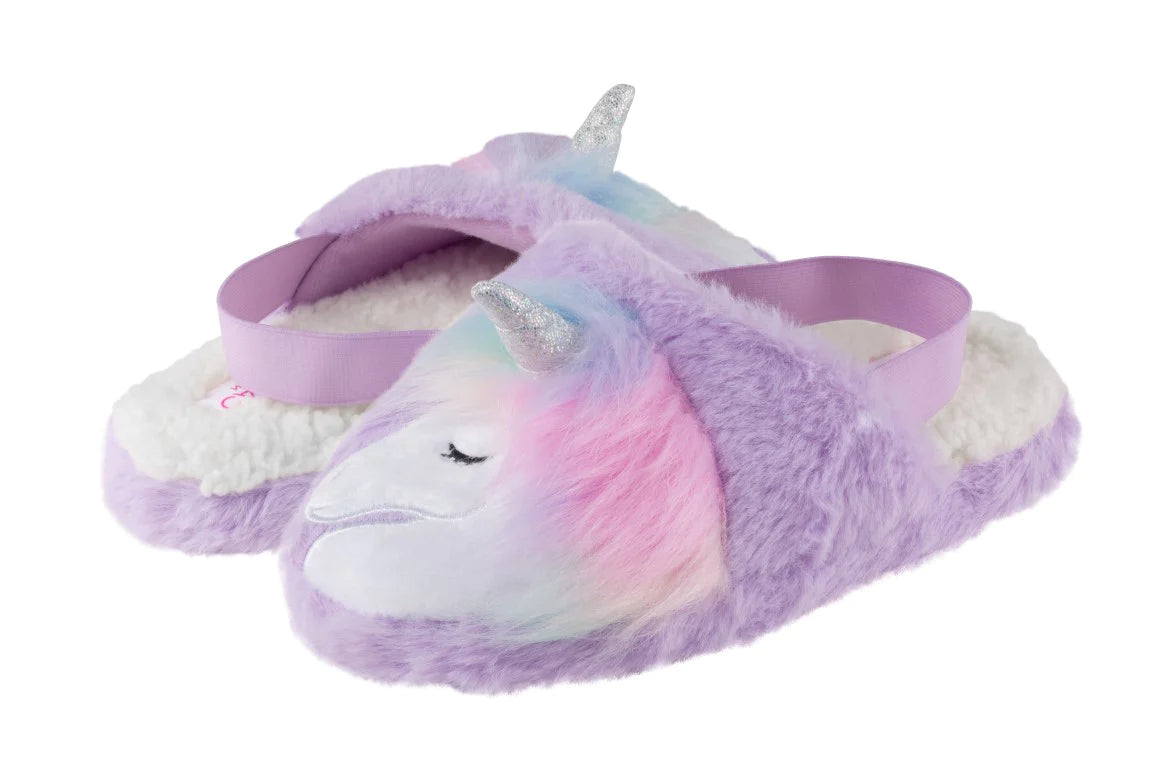 Capelli New York Rainbow Mane Elastic Back Faux Fur Plush Girls