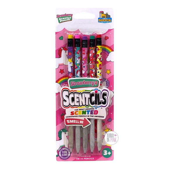 Scentco Smencils Unicorn Scentcils Strawberry Scented Pencils