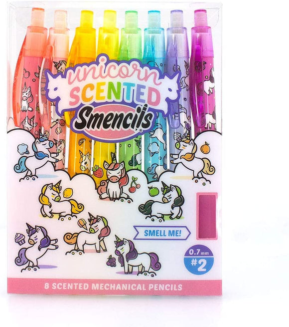 Scentco Unicorn Scented Smencils 8-Pack Mechanical Pencils