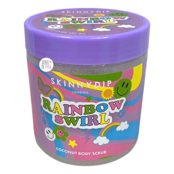 Skinnydip London – Rainbow Swirl – Körperpeeling mit Kokosduft