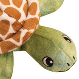 SnugArooz Shelldon, die Meeresschildkröte, knisterndes Hundespielzeug aus Plüsch mit Quietschgeräuschen