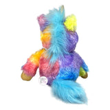 Sparkle And Shine Rainbow Unicorn Jumbo Squeakee Ball Body Squeaky Plush Dog Toy