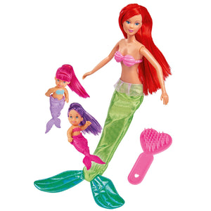 Steffi Love Mermaid Twins Mommy & Baby Girls 3 Doll Set