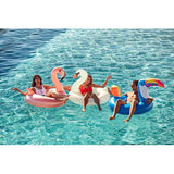 Sunnylife White Pearl Swan Luxe Ring Inflatable Pool Float