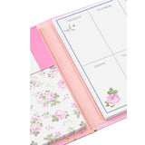 Votum Dream Plan Do Pink & Gold Weekly Note Pad Organizer Memo Pad & Sticky Notes Folio