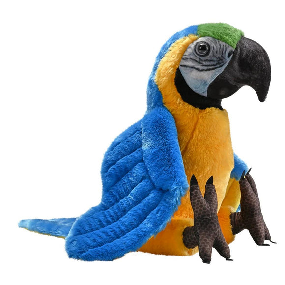 Wild Republic Artist Collection Blue & Gold Macaw Parrot Plush