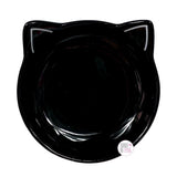 Winifred & Lily Pink & Black Cat Ear Ceramic Bowl Dishes