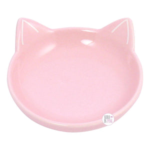 Winifred & Lily Pink & Black Cat Ear Ceramic Bowl Dishes
