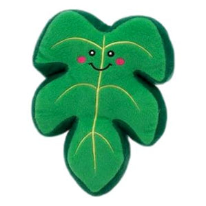 ZippyPaws Squeakie Pattiez Monstera Leaf Squeaky Plush Dog Toy