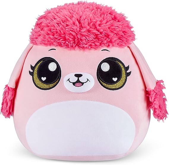 Zuru Coco Squishies Pink Mishmosh Pudel Superweiches großes Plüsch