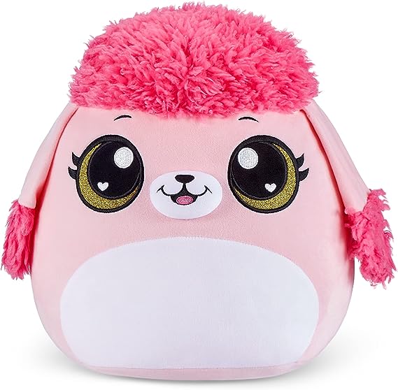 Zuru Coco Squishies Pink Mishmosh Poodle Super Soft Large Plush