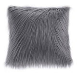 Luxurious Faux Fur Throw Cushions - White, Grey, Dusty Pink, Black - Aura In Pink Inc.