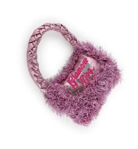 AFP Glamour Dog Beauty Queen Purse/Handbag Squeaky Plush Dog Toy - Aura In Pink Inc.