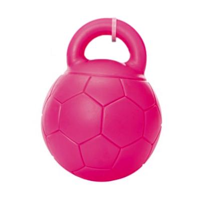 ASPCA Hot Pink Soccer Ball Giggler Dog Ball Toy