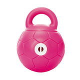 ASPCA Hot Pink Soccer Ball Giggler Dog Ball Toy