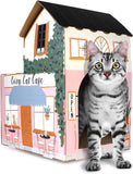 American Cat Club Catnip Cardboard Scratch Kitty Café