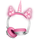 Art+Sound LED Light-Up Unicorn Headphones - Pink Or Purple - Aura In Pink Inc.
