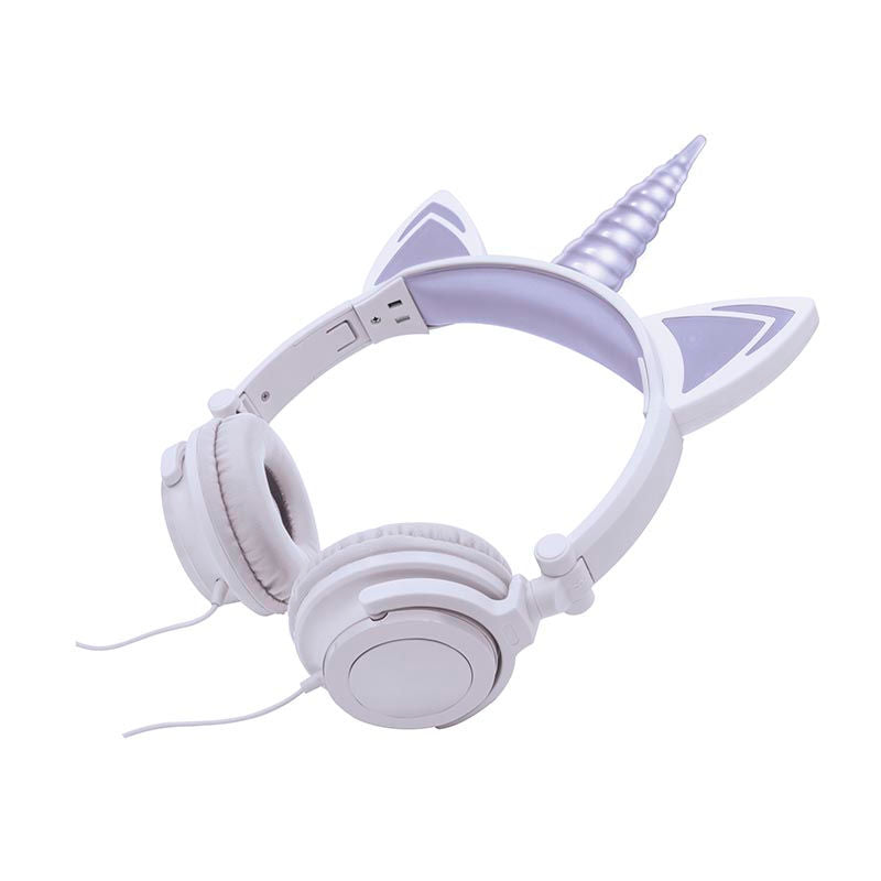 Led light hotsell up unicorn headphones