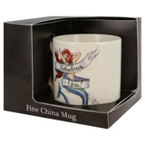 Ashcroft Designs T'too Fabulous You Mermaid Fine China Coffee Mug - Aura In Pink Inc.